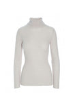 Bitte Kai Rand vaalea beige merinovilla neulepoolo, Turtleneck pullover, Ivory