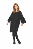 Bitte Kai Rand musta mekko Drape viscose dress, black