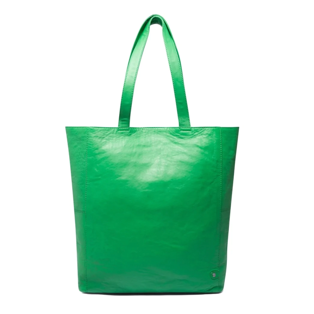 Depeche nahkainen Shopper-laukku / kirkkaanvihreä, greenery