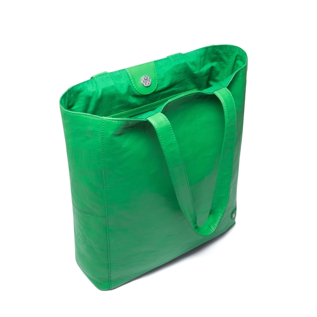 Depeche nahkainen Shopper-laukku / kirkkaanvihreä, greenery