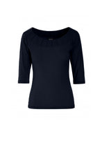 Lataa kuva Galleria-katseluun, Bitte Kai Rand musta Atlas Jersey paita, form-fitting blouse