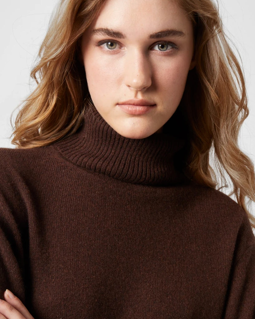 French Connection Josi cashmere blend pullover, after dark