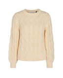 Pieszak Carrie Cable Knit, Creme