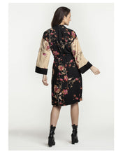 Lataa kuva Galleria-katseluun, Tramontana kimonomallinen kukkakuvioinen mekko, Dress Kimono Flower Mix, Multi Colour